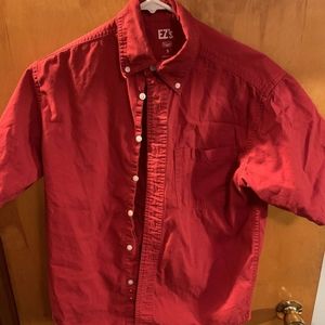 Haggar Red Short Sleeve